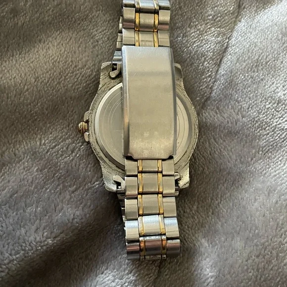 Timex Two-Tone Silver and Gold Round Dial Watch - Picture 2 of 3